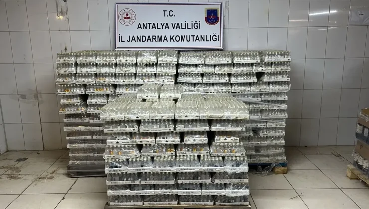 Manavgat’ta 1070 Litre Kaçak Alkol Ele Geçirildi