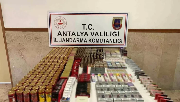 Manavgat’ta Kaçak Sigara Operasyonu: Elektronik Sigara ve Bandrolsüz Sigaralar Ele Geçirildi