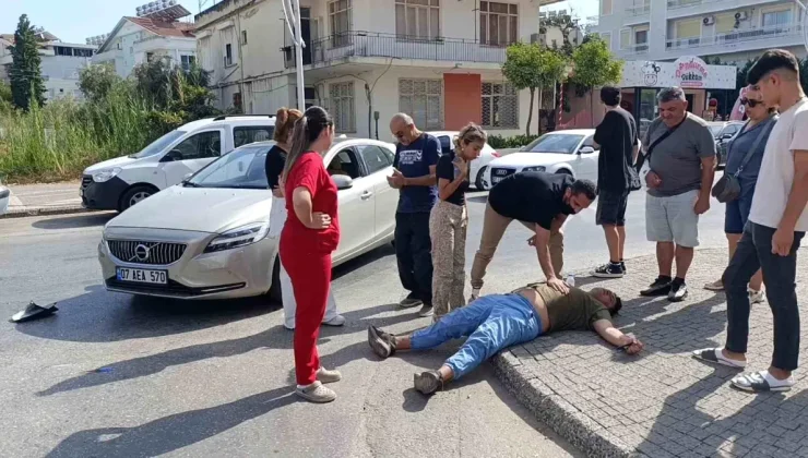 Manavgat’ta Motosiklet Kazası: Sürücü Yaralandı